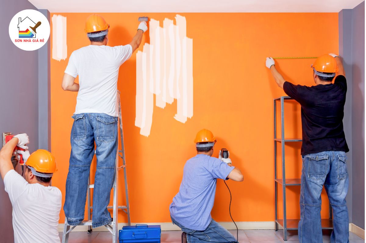 Dịch vụ sơn nhà trọn gói tại Hà Nội giá rẻ